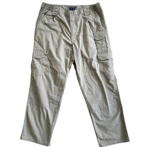 5.11 Tactical Pro‎ Series Men's 36x30 Cargo Utility Pants Work Cargo Khaki Tan